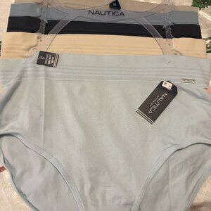 NAUTICA WOMEN’S HIPSTER PANTIES UNDERWEAR 5 PACK SIZE XL MULTICOLOR LINGERIE